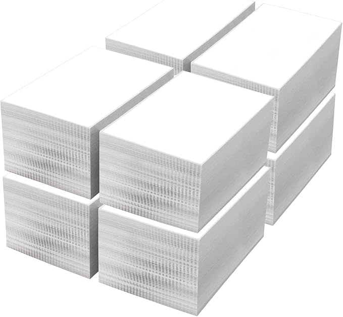 4" x 6" Fanfold Direct Thermal Labels, 8000 Total 8 Stacks, White Perforated Shipping Labels Compatible with Zebra, Elton Printers
