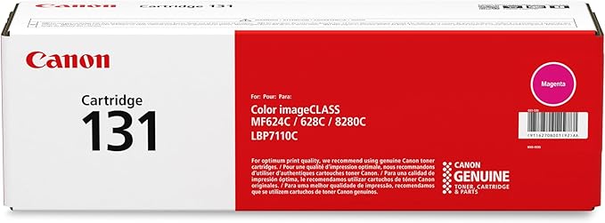 Canon Genuine 131 Magenta Toner Cartridge Compatible with MF620 Series, MF8280Cw, LBP7110Cw