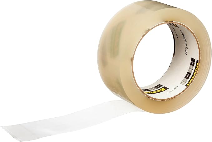 Scotch® Commercial Grade Shipping Packaging Tape 1.88 in x 54.6 yd with Heavy Duty Dispenser