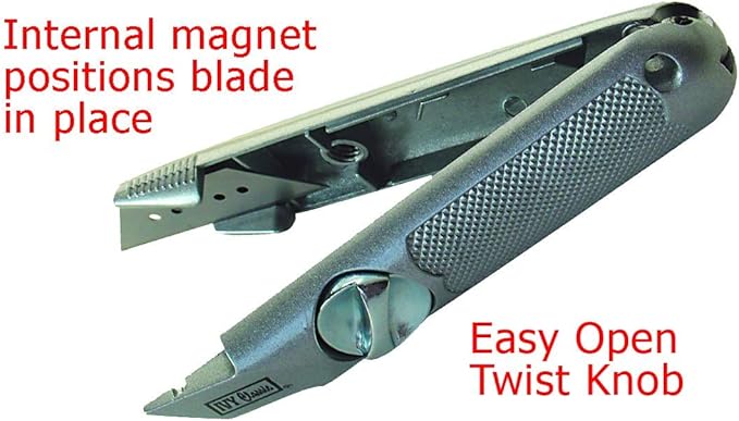 IVY Classic 11154 Hinge-Loc Fixed Utility Knife, 1/Card (Pack of 2)