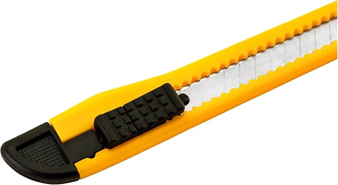100x Bulk Small Yellow Utility Knife Box Cutters Snap Off Blade 9MM Blade
