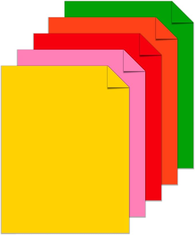 Astrobrights Mega Collection Colored Paper, 8 ½ x 11, 24 lb/89 gsm, “Retro” 5-Color Assortment, 625 Ct. (91685)"Amazon Exclusive" - More Sheets!, Assorted (Pack of 2)