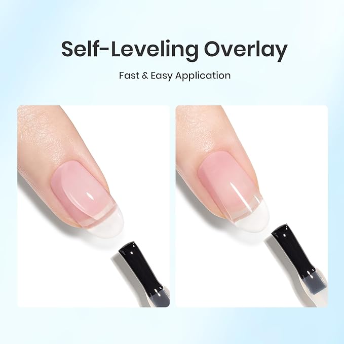 Beetles 15ml No Wipe Gel Base Coat – Base Coat Gel Nail Polish Long-Lasting UV LED Soak Off Manicure, Strong Adhesion Low Odor Toxin-Free for Natural & Artificial Nails, Salon & DIY Use