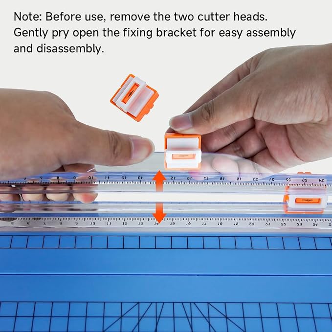 15 Inch A4 Titanium Paper Trimmer for Scrapbook & Classroom Craft | Extendable precision ruler for precise size alignment