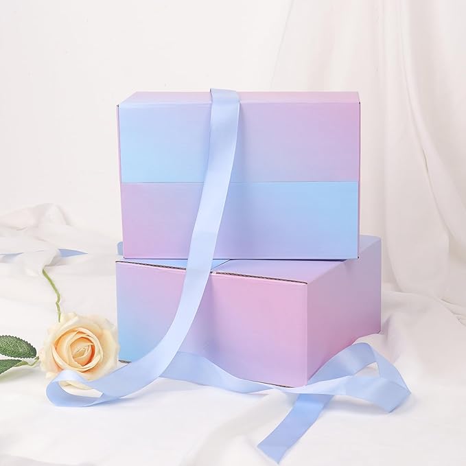30 Pack 6x6x6 Small Shipping Boxes, Colorful Packing Boxes for Shipping & Storage, Corrugated Cardboard Boxes for Small Business