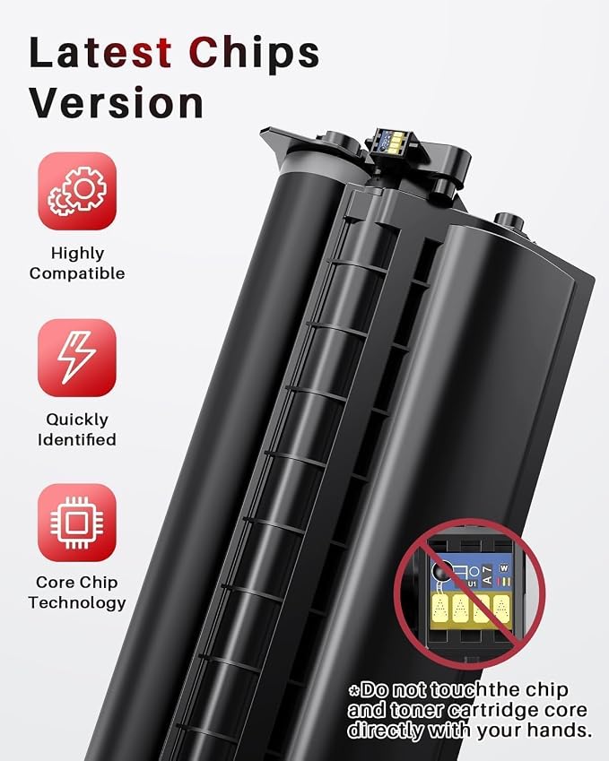 138X Black Toner Cartridge Compatible for HP W1380X 3001dw 3101fdw, 2 Pack | With Chip, Use with HP LaserJet Pro 3001dw 3001fdw MFP 3101fdw, High Yield 138X 138A Toner Ideal for Office & School Use