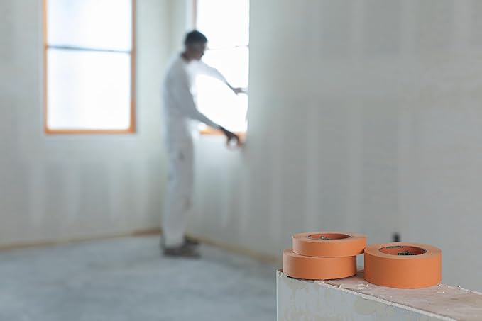 FrogTape ProGrade Orange Painters Tape, 2 Inch Wide (1.88 in. x 60 Yds), High Adhesion, Paint Tape for Indoor & Outdoor Applications, Orange, 18 Rolls (288435)