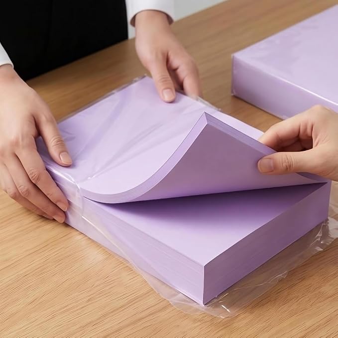 Colored Paper, Purple Copy Printer Paper, Lavender Lightweight Construction Paper for Crafting & Office School Supplies, 8.5x11inch-1 Ream