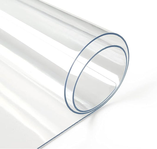 Deep Dream 1.5mm Clear Desk Cover Protector, 28×36 Inch Clear Desk Cover, Rectangular Vinyl Desk Pad, PVC Plastic Table Cover for Office, Dresser, Night Stand, Computer & Writing Desk Tabletop