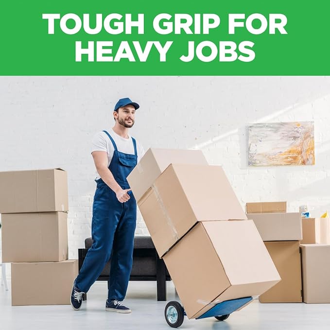 Scotch Tough Grip Moving Packing Tape, Clear, Moving Tape That Secures Boxes up to 80 Pounds, 1.88 in. x 43.7 yd., 6 Tape Rolls