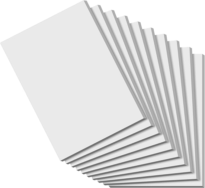 Note Pads 4x6 - Notepad - 10 Pads - 50 Sheets per Notepads - Writing Pads | Small White Paper - Blank Note Pads - Server Memo & Scratch Pads 4x6'', Pocket Note Pad White with Clean Sheets for Office