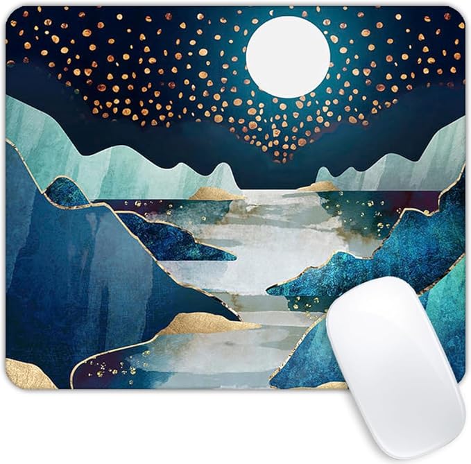 Mountain Moon Mouse pad Customized Mousepad Non-Slip Rubber Base Mouse Pads for Computers Laptop Office Desk Accessories Mouse pad