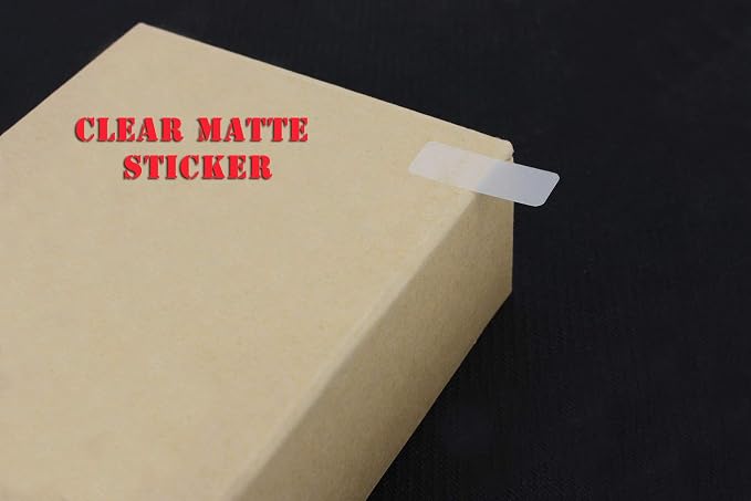 Printable Rectangle Labels, 1 x 0.375 Inch - 1594 Pack | Clear printable labels for inkjet & laser printers. Template included.