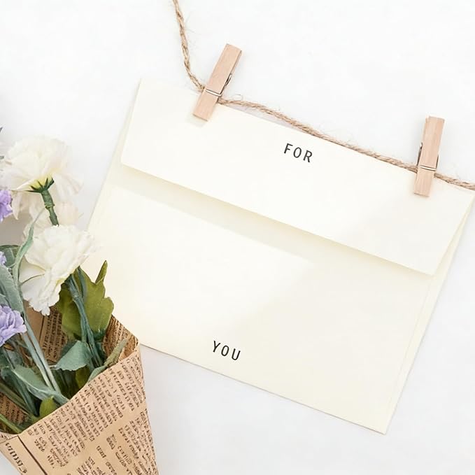 A2 Cream Envelopes 100 Pack 4.375x5.75 Invitation Envelopes Self Seal for Wedding Birthday Party Baby Shower Thank You Notes, Greeting Cards (cream)