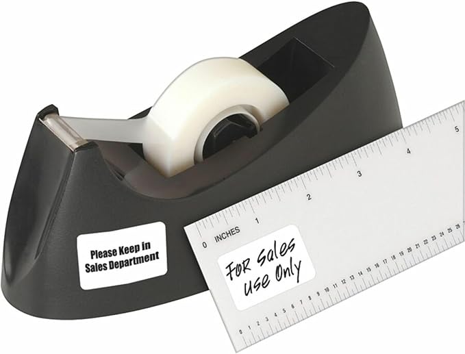 Avery Self-Adhesive Removable Labels, 1 x 1.5 Inches, White, 500 per Pack (05434)