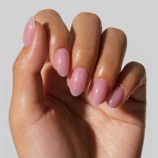 Beetles Tipex Lite Pre-Built Apex Gel Nail Tips, Almond Short, 256pcs Value Pack, 16 Sizes, Flat-Nail Friendly Acrylic Tips for Natural Nail Beds, Easy for Beginner DIY