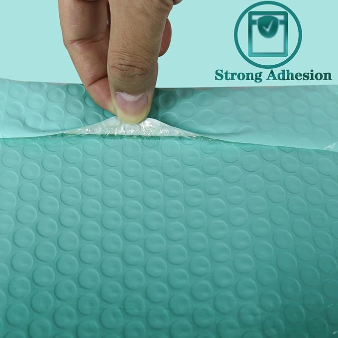 8.5x11 Inch 30 Pack Green Bubble Mailers, Waterproof Padded Envelopes, Self Seal, Strong Adhesion Bubble Envelopes, Cushioning Padded Mailers for Small Items