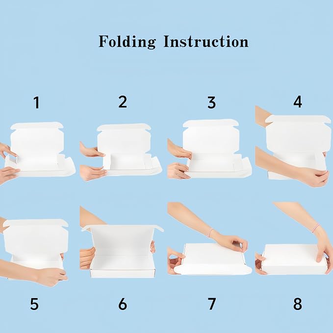 6x4x3 Inch White Corrugated Cardboard Shipping Boxes Set of 2 | Small Mailer Boxes for Business Packaging Mailing,For Business Packaging, For Mailing
