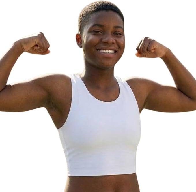 Wonababi Chest Binder for Transgender - Fullback Ultra Flat Compression Bra for FTM, Large Breasts