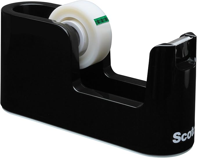 Scotch Deluxe Tape Dispenser, Black (C24)