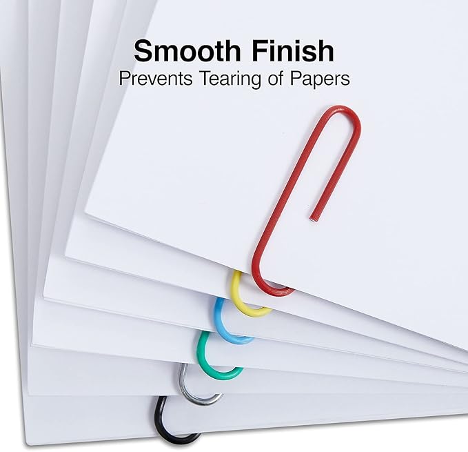Staples Jumbo Paper Clips, 1.75", Assorted Colors, 500 Pack – Large Clips for Thick Papers & Color‑Coded Organization