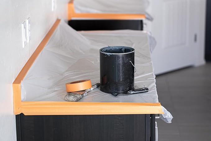 FrogTape ProGrade Orange Painters Tape, 1 Inch Wide (0.94 in. x 60 Yds), High Adhesion, Paint Tape for Indoor & Outdoor Applications, Orange, 6 Rolls (105673)