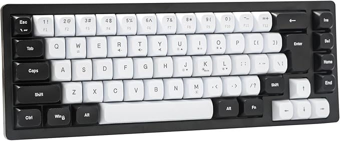 Wired RGB Gaming Membrance Keyboard. 65 Percent Mini Creamy LED Computer Keyboard .Small Ergonomic Clicky Teclado with ABS Backlit Unreplaceable Keycaps. for PC Laptop MAC Gamer. (WB1)