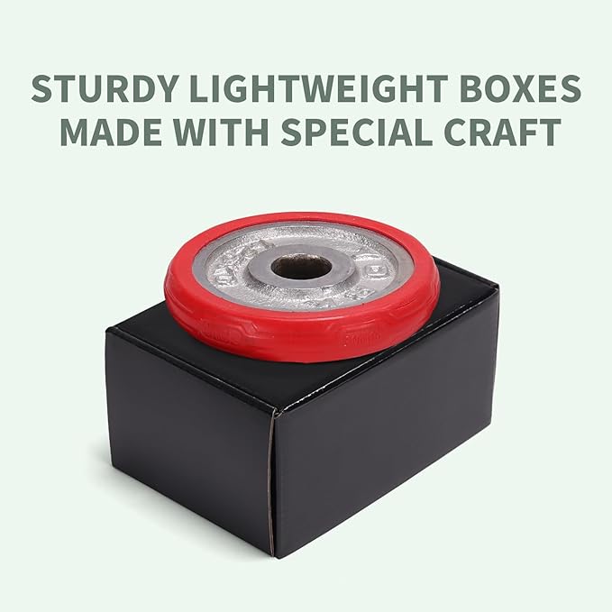 Rempry 6 Pack 6x4x3 Black Shipping Boxes, Small Cardboard Mailer Boxes for Small Business Shipping Packaging