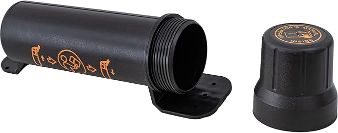 Buyers Products 5201104 Document & Registration Holder for Trucks & Trailer, 3.5 Inch Diameter, Semi Truck Accessories