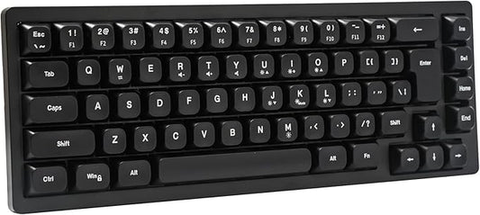 Wired RGB Gaming Membrance Keyboard. 65 Percent Mini Creamy LED Computer Keyboard .Small Ergonomic Clicky Teclado with ABS Backlit Unreplaceable Keycaps. for PC Laptop MAC Gamer. (Black)