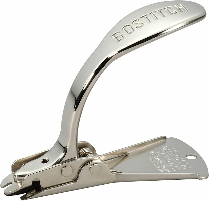 Bostitch Office Heavy Duty & Carton Staple Remover, Built in Staple Shield, Wear- Resistant Nickle Plated Finish Chrome