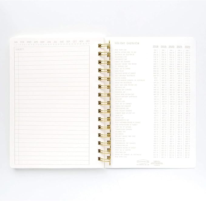 DesignWorks Ink Textured Twin Wire Notebook, Terracotta, 6 x 8.25 in | Daily Planner & Soft Cover Writing Journal, 160 Lined Perforated Pages, Small Spiral Notebook for Work & Journaling