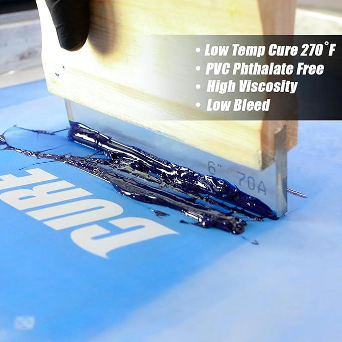 Rapid Cure® Screen Printing Ink Navy (Pint - 16oz.) - Plastisol Ink for Screen Printing, Fast Curing Fabric Paint - Screen Print Direct®, USA Made