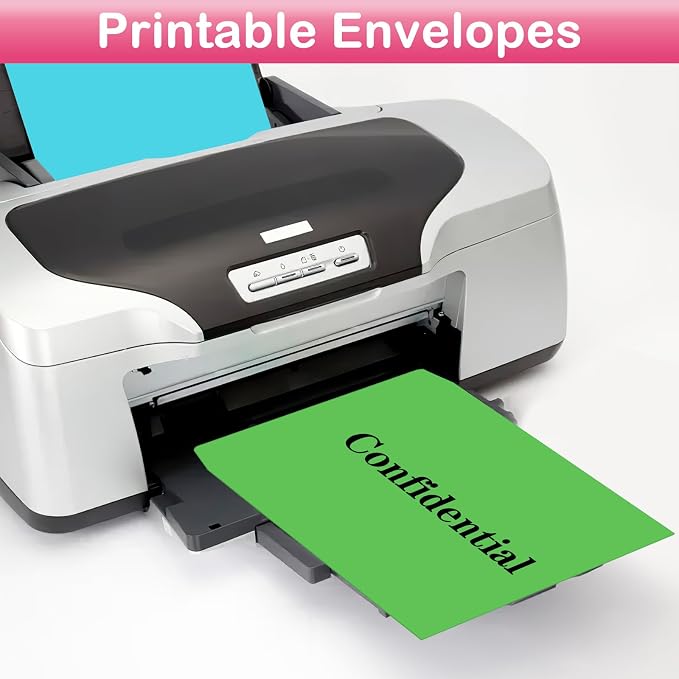 Colored 9 x 12 Envelopes, 20 Pcs Mailing Envelopes, Large Envelope | Manila Envelopes for Mailing, Organize, Storage, Home, Office