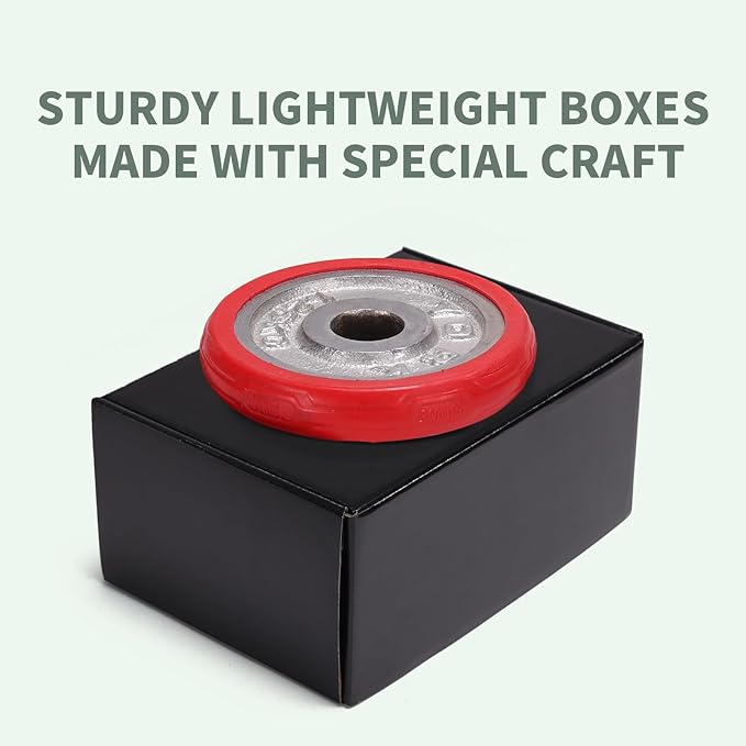 Rempry 6 Pack 9x6x4 Black Shipping Boxes, Small Cardboard Mailer Boxes for Small Business Shipping Packaging