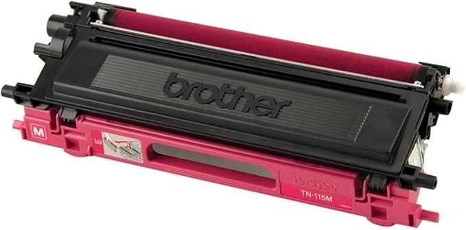 Brother TN-115M DCP-9040 9042 9045 HL-4040 4050 4070 MFC-9440 9450 9840 Toner Cartridge (Magenta) in Retail Packaging