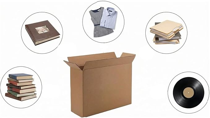 12x9x4 Shipping Boxes Set of 40, Brown Kraft Corrugated Cardboard Small Boxes Mailers for Business Packaging Box
