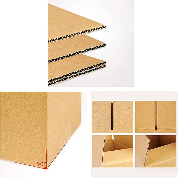 Edenseelake Shipping Boxes Small 4 x 4 x 4 inches Cardboard Boxes, 25 Pack