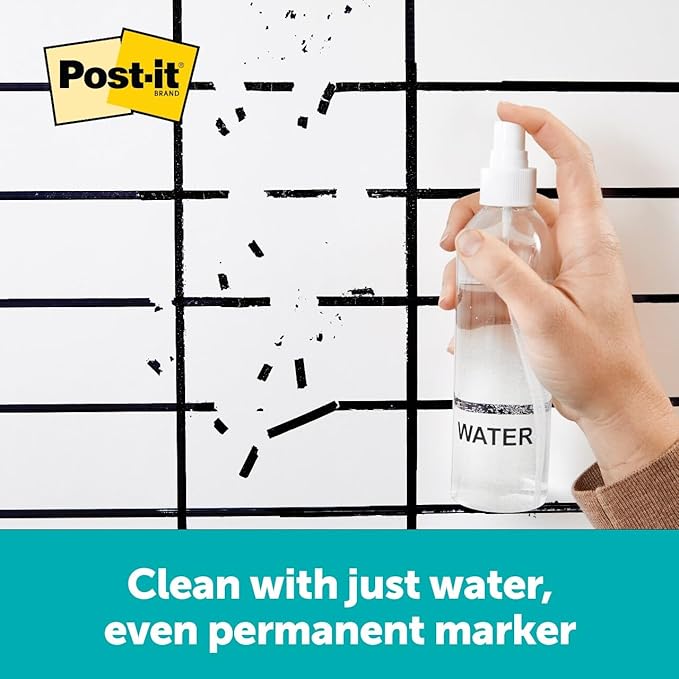 Post-it Flex Write Surface, 3 x 2 ft, The Permanent Marker Whiteboard Surface