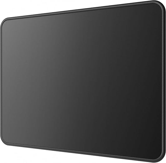 MROCO Large Gaming Mouse Pad [50% Larger] with Non-Slip Rubber Base, Premium-Textured Waterproof Surface, Stitched Edges, Computer & Gaming Mouse Mat for Laptop, Office & Home, 14 x 11 in, Black