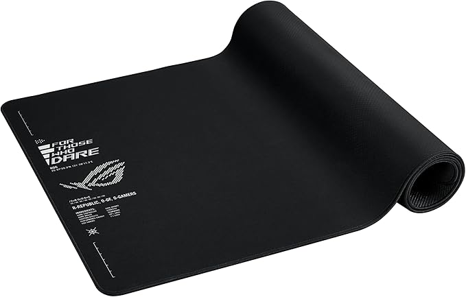 ASUS ROG Sheath II XXL Gaming Mouse Pad – 35.4” x 15.7”, Advanced Cooling Fabric, 1.5X Smoother Textile-Weave Surface, Flat-Stitched Durable Edges, Non-Slip Base - Black