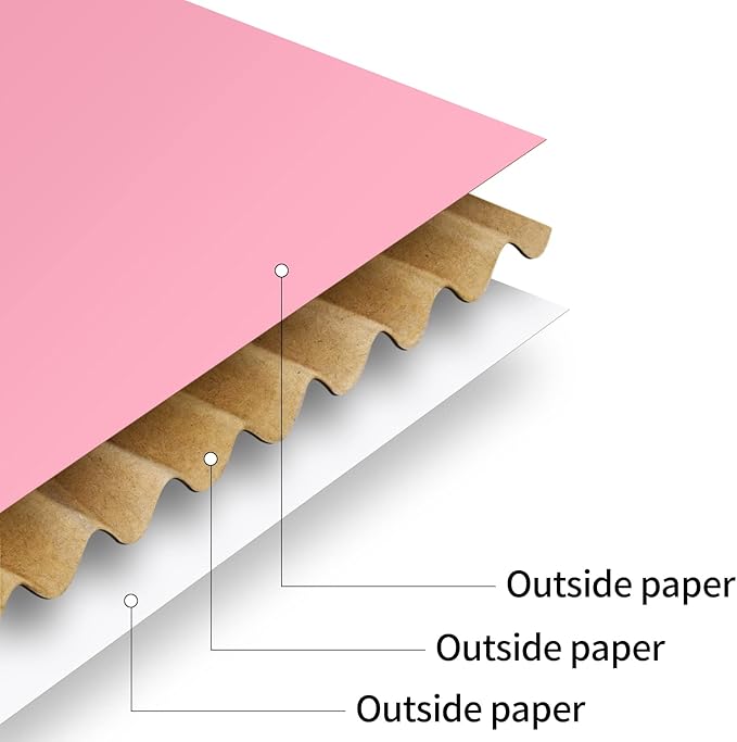 Spakon 50 Packs Shipping Boxes Cardboard Corrugated Mailer Packaging Boxes for Small Business Cute Small Box Cardboard Carton Box Mailers for Packaging Product(Pink,6 x 4 x 1.6 Inches)