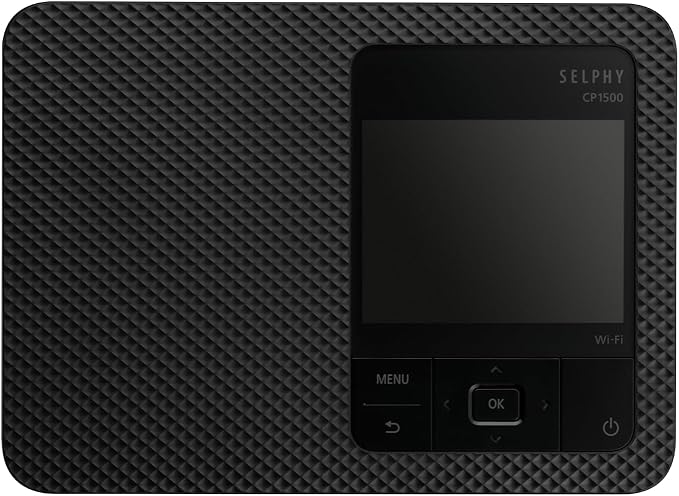 Canon Selphy CP1500 Wireless Compact Photo Printer (Black)