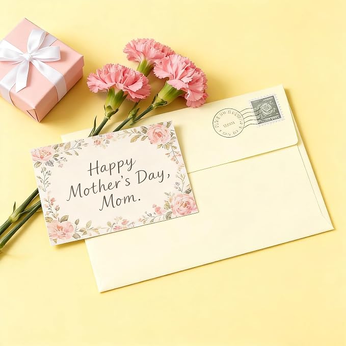 100 Packs Cream 5x7 Envelopes, A7 Envelopes for Invitations | Self seal, Ideal for weddings/graduations/baby showers/ birthdays, 120g thick paper 5.28x7.13.