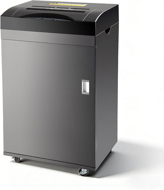 Wingwise 24 Hours Runtime Commercial Paper Shredder Heavy Duty for Office | 12 Sheets, P-5 High Security, 21.1 gal, Shreds CDs/FD/MO & Credit Cards
