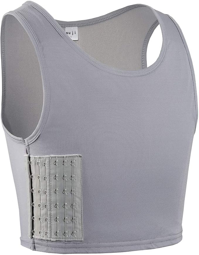 XUJI FTM Transgender Elastic Breathable Half Chest Binder