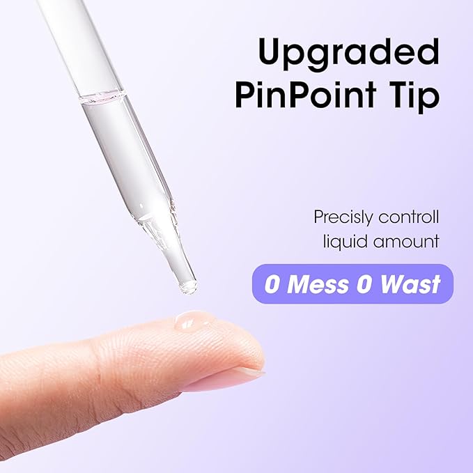 Gellen Nail Glue Remover for Press on Nails, 80ML Gel Nail Glue Remover for Fake Tips, Non Acetone Gentle Glue Off for False Nails, Odorless Easy Glue Debonder, Not for Gel Nail Polish