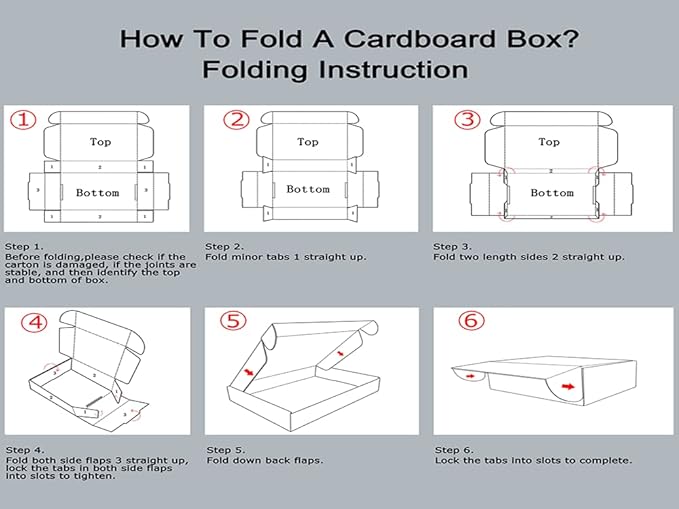 RLAVBL 4x4x2 Shipping Boxes Set of 50, White Small Corrugated Cardboard Box, Mailer Box