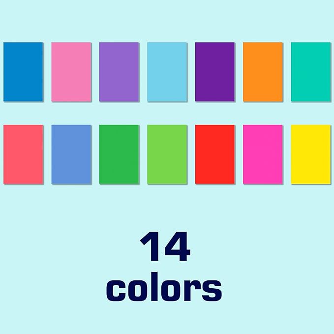 420 Pack Colored Labels Stickers, 3 x 2 inches, 14 Colors, Large Adhesive Home Moving Stickers for Packing Box