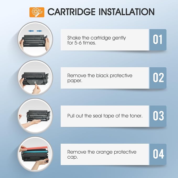 CF287A 87A Black Toner Cartridge CF287X 87X M506 Pro M501 | Compatible for HP LaserJet Enterprise Pro M501 M506 M506dn M506n M506x M501dn MFP M527f M527dn M527 Series Printer Ink 2 Pack